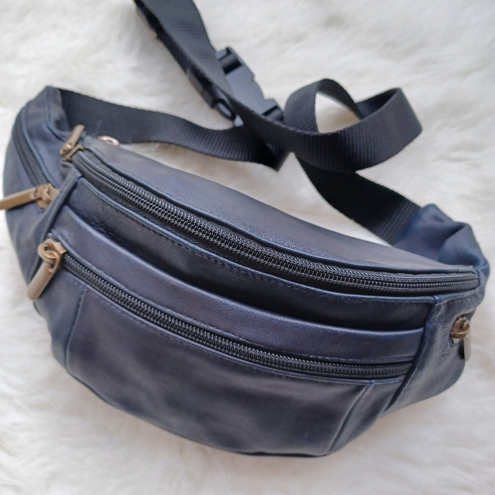 Italian Leather Waist Bag